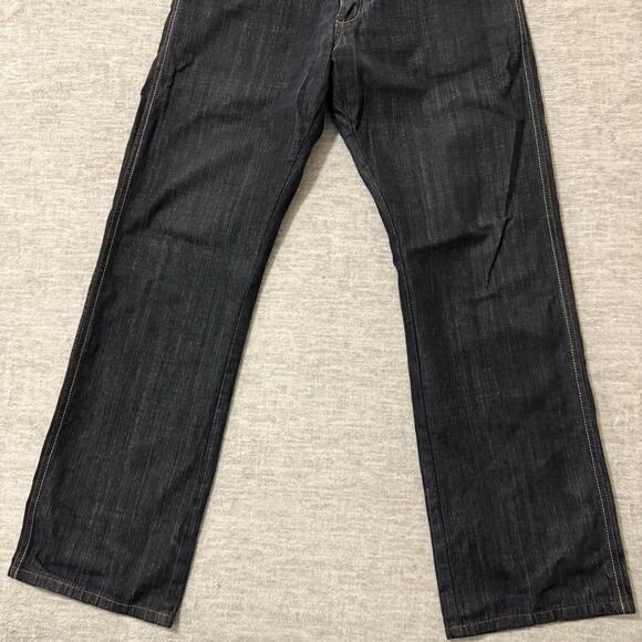 Vintage Y2K Rich Kids Jeans Co Mens Blue Baggy Skate Jeans 36x32 - Picture 3 of 12